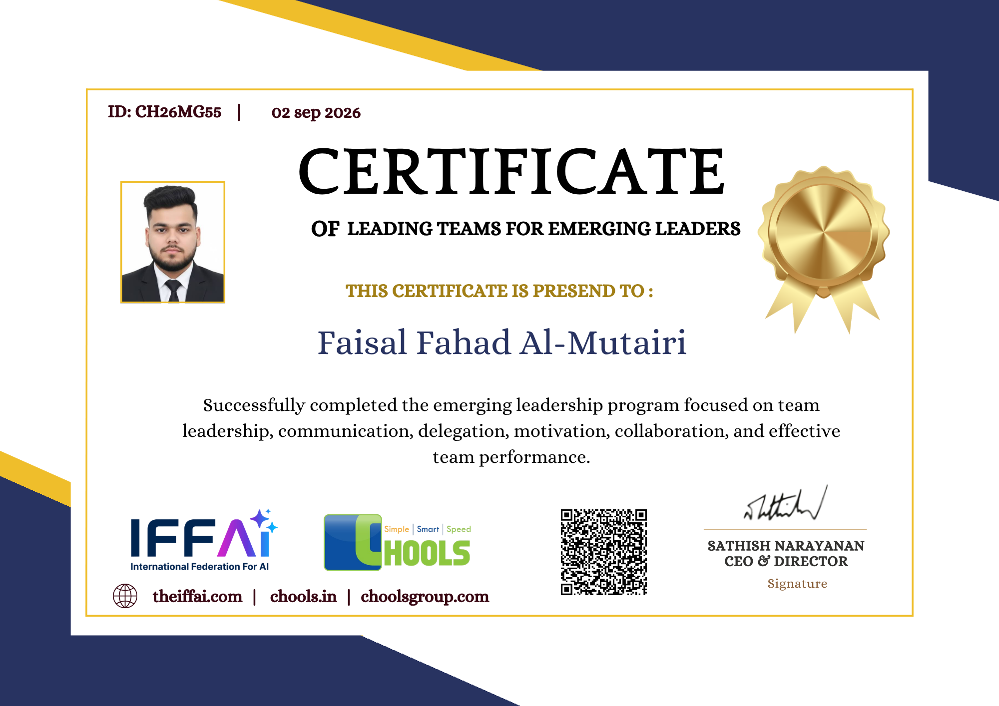 Management Programs Certificate